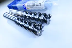 64174 Garr Tool Lot 2 New 5/8 Inch Vx-7 Series 7 Fl Alcronos Solid Carbide End Mill