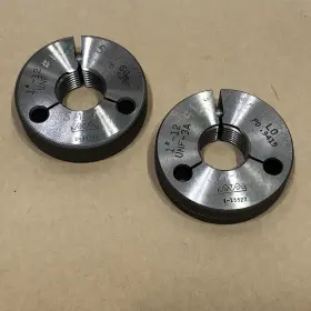 12-unf Greenfield .9459 Thread Ring Gage Set 1 Inch -12-unf Go Pd And No .9415