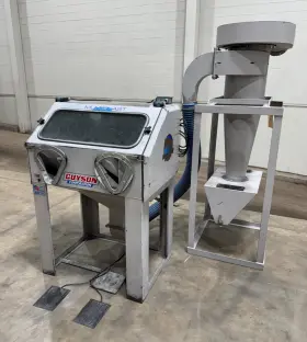 Sbp-40 Guyson Manual Blast Cabinet With Cyclone Reclaim - Lmc #51568
