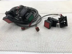 93-1255 Haas Automation Lot Of 4 Front Panel Start Stop Power Switches With Cables
