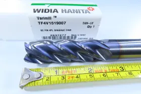 Tf4v1519007 Hanita 2837477 New 3/4 Inch Varimill Solid Carbide End Mill Cnc 4 Flute Tool