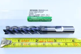 2837501 Hanita New 1/2 Inch Varimill Square Solid Carbide End Mill Cnc 4 Flute Tool