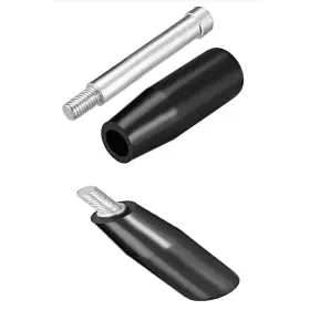 Hao Yuan Star 764807490739 2pcs Revolving Handwheel Machine Handle M8 Male Threaded Stem For Milling M