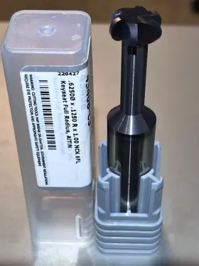 43408-c3 Harvey Tool 70850-c3 Solid Carbide Keyseat Full Radius Cutter .625 X .125r 6fl A