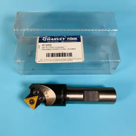 81250 Harvey Tools Adjustable Chamfer Cutter 10-80deg 3/4 Shank Dia 3.75 Overall Insert