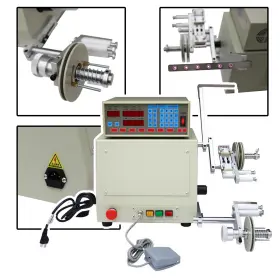 131090a Haywhnkn Ms200a Computer Cnc Auto Coil Winder Wire Winding Machine Metal Construction
