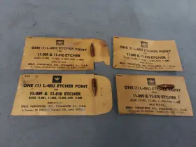 11-085 Ideal L-4052 Lot 4x Electric L-4552 Etcher Point For 11-009 11-010 11-081 11-082