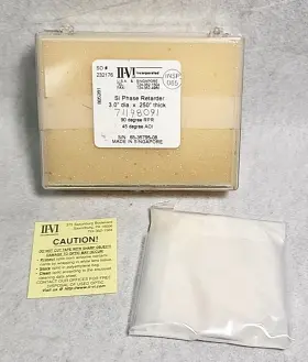 232176 Ii-vi Incorporated Si Phase Retarder 3.0 Inch Dia X .250 Thick 90deg Rpr 45 Aoi