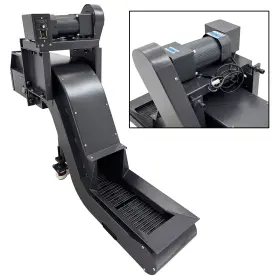 Kk-056993 Illusiyame 220v Industrial Machine Tool Iron Filings Conveyor Scrap Removal