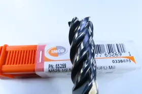 65269 Imco New 1/2 Inch .030 Radius Enduro Solid Carbide Milling End Mill Tool
