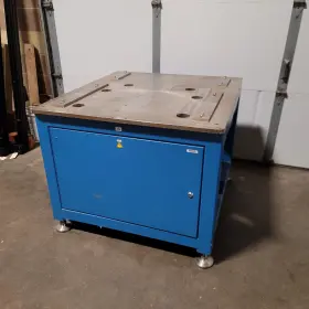 423830 Industrial Automation Welding Table Inter-lakes B-150 42 Inch X 38 Steel Machine Base Workstation Bench