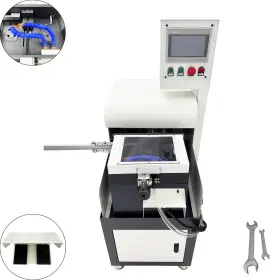 Intbuying 057137ing 110v 1.57 Inch Automatic Cnc Rotary Cutting-off Machine Pin Cutting 3600rpm