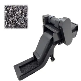 056993mai Intsupermai 220v Electric Chain Plate Chip Conveyor Cnc Machine Lathe Scrap Removal System