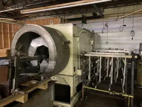 8078 Jensen Jenfab Rotary Cob Dryer Electric Heat 30 Inch Dia. Drum