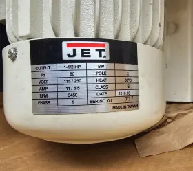 Ma2041j1w Jet Motor Oem Part For Number