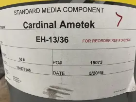 50617 Kennametal Eh-13/36 New In Bucket - Extrude Hone Media Lmc #50617