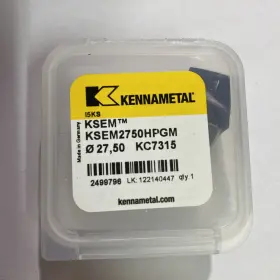 Gdmk2750xem25 Kennametal 27.5mm Insert For Drill Ksem2750hpgm Kc7315