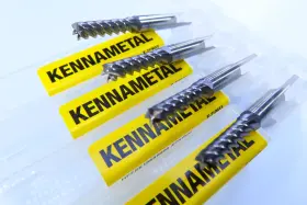 Hpfss5f Kennametal Lot 4 Pcs 5/32 Inch Solid Carbide End Mills Lathe Cnc Tools