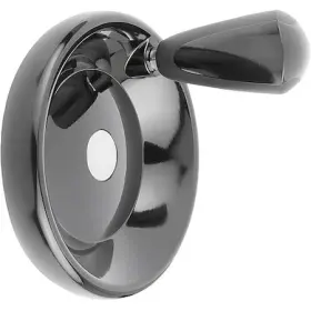 K0164.0140x08 Kipp Disc Handwheel Thermoset Hub Steel Diameter D1 140 Mm