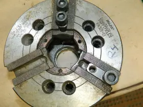 B-206 Kitagawa B206 6 Inch Power 3 Jaw Lathe Chuck Parts Or Repair Only Lot # 24