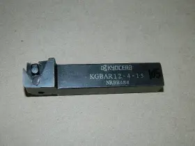Vgbar12-4-15 Kyocera Lathe Tool Indexable Holder 3/4x3/4x4 1/8 Nrbb488 Lot # 105