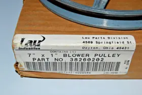 1-groove Lau 38260202 7 Inch O.d X 1 V-belt Pulley New