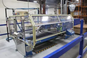 Lfc-1500 Lever 60 Inch Automatic Film Roll Slitter Manufactured 2023