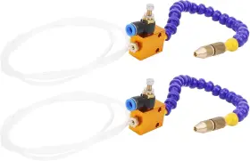 Liebewhec2m3r5a8o Liebewh 2pcs Mist Coolant Lubrication Spray System For 8mm Air Pipe Cnc Lathe