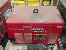 B47601 Lincoln 455m/sit Power Wave Welder With Ln10 Wire Feeder