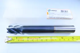 Emc604464 Lmt-onsrud New 3/4 Inch 5 Flute Solid Carbide 6 Long Length End Mill Machinist Tool