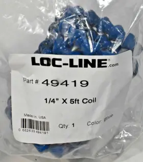 49419 Loc-line 1/4 Inch X 5 Ft Coil Blue Part No