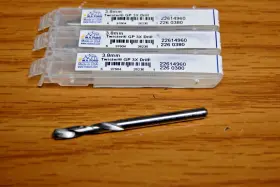 22614960 M. A. Ford Drill 3.8mm .1496 Inch 2 Flute Carbide Ford# Lot Of 3