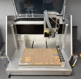 Makera 445038350384 Carvera Desktop Cnc Machine With 4th Axis Compact Enclosed Router By