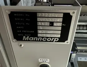 7722fv Manncorp Pick And Place Machine 117v 60hz 5a