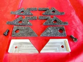 2060093 Mataco Bridgeport Mill Part Milling Machine Column Wiper Holders Screws And Felt Wip