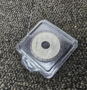 14926-2 Meaden Qty 2 .030 Inch Tie Slitter Wheel Perforator Heavy Duty Silver