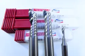 Armg-1212 Melin Lot 2 New 3/8 Inch Router Solid Carbide End Mill Milling Tools