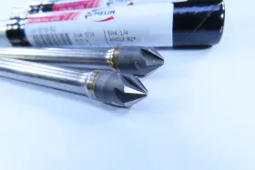 Melin C6-5/16-82 Lot 2 Pcs 5/16 Inch Carbide Bur 82 Degree Countersink Chamfering Burr Tool