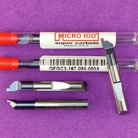 Qfgc3-187-050-050x Micro 100 Qfgc3 -187-050-050x Carbide Face Grooving Bar Woc .050 Inch Machinist