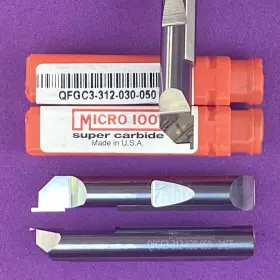 Qfgc3-312-030-050 Micro 100 Qfgc3 -312-030-050 Carbide Face Grooving Bar Woc .030 Inch Machinist