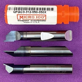 Qfgc3-312-050-050x Micro 100 Qfgc3 -312-050-050x Carbide Face Grooving Bar Woc .050 Inch Machinist