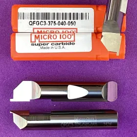 Qfgc3-375-040-050 Micro 100 Qfgc3 -375-040-050 Carbide Face Grooving Bar Woc .040 Inch Machinist