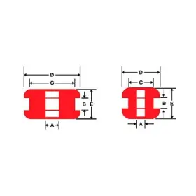 Omar-2805 Mid Atlantic Rubber Grommet - 2 1/8 Inch X 1/16 1/2 7/8