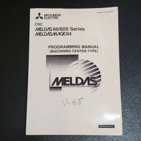 Bnp-b2182d Mitsubishi Meldas 60/60s Serie Magic 64 Machine Center Programming Manual