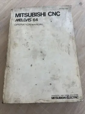 Bnp-bp2180 Mitsubishi Cnc Meldas 64 Operation Manual Oem
