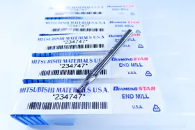 Ds2sbd3 Mitsubishi Ds2sbd3/32 Lot 5 Pcs 3/32 Inch Solid Carbide Diamond Star End Mills