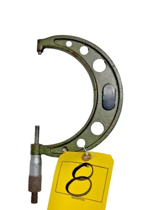 No-103-219a Mitutoyo Mechanical Outside Micrometer 5 Inch Range 0.0001 Graduation