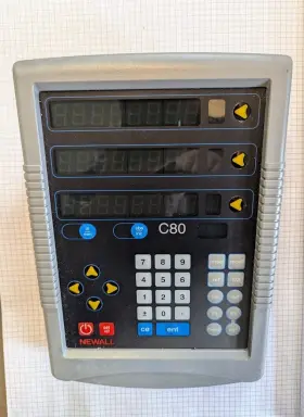 C8030002 Newall 60 Day 3-axis C80 Dro For Spherosyn Analog Linear Encoders