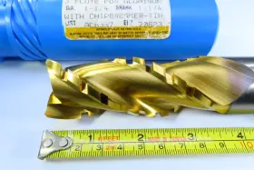 Acb337 Niagara New 1-1/4 Inch Roughing End Mill Chipbreaker Milling Rougher Lathe Cnc Tool
