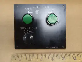 E5410-183-612 Okuma Front Door And Chuck Air-blow Control Panel